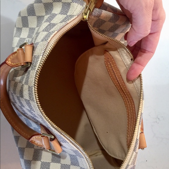 Louis Vuitton Speedy Handbag 30 Damier Azur Canvas - Picture 4 of 7